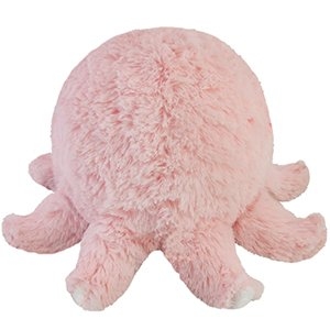 Squishable Happy Octopus Plush, Pink, Mini 7