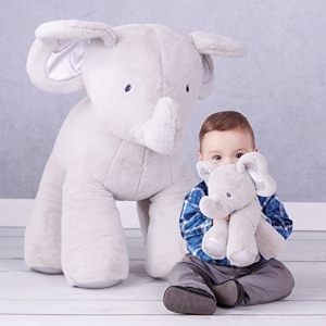 Gund Baby Bubbles Elephant Plush, Gray, 10